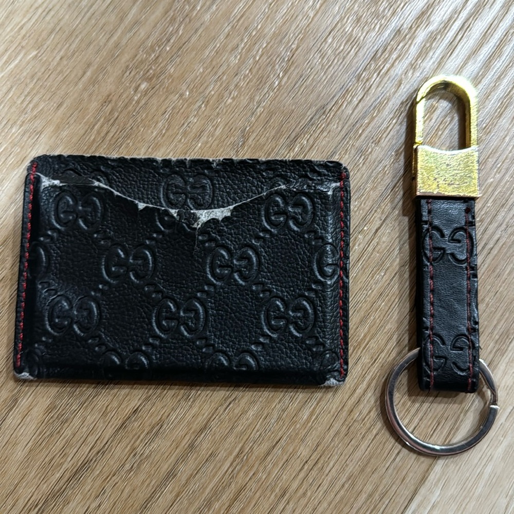 Gucci Card Holding with Matching Key tag
